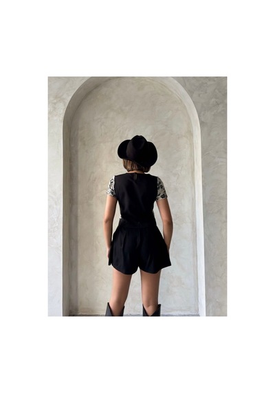 Verymoda Dantel Bluz D2768 Siyah