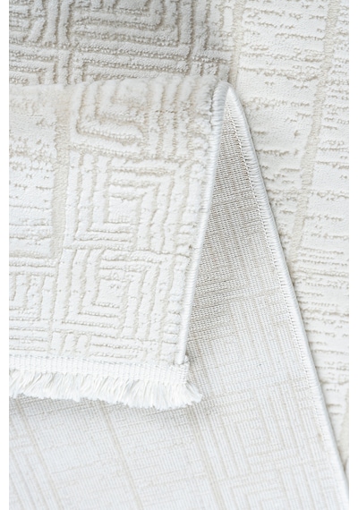 Bambu Tarz Modern Doğal Taban Saçaklı Salon Koridor Mutfak Çocuk Oturma Odası Halı Yolluk 7107kemik