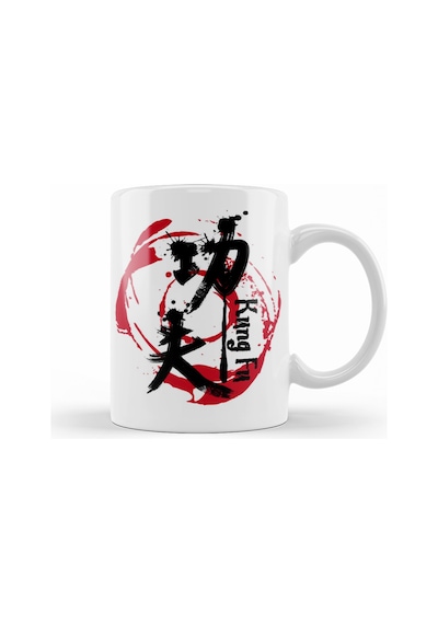 Kung Fu Chinese Kung Fu Kupa Bardak Porselen Karışık