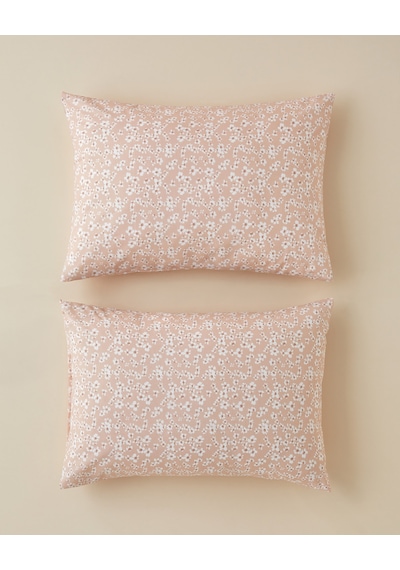 English Home Dulcie Kolay Ütülenir 2'li Yastık Kılıfı 50x70 Cm Pembe