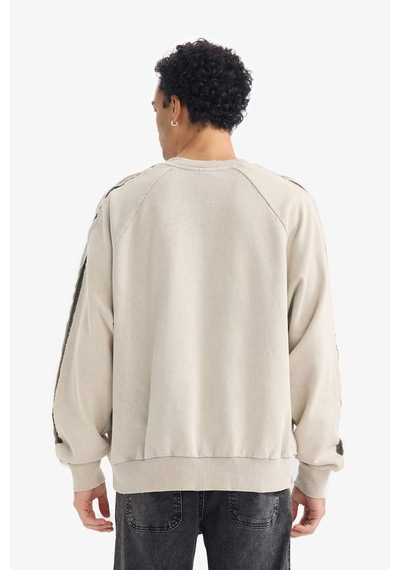 Defacto Boxy Fit Bisiklet Yaka Baskılı Sweatshirt G4355ax25wngr368 Gri-gr368 Defacto Boxy Fit Bisiklet Yaka Baskılı Sweatshirt G4355ax25wngr368 Gri-gr368