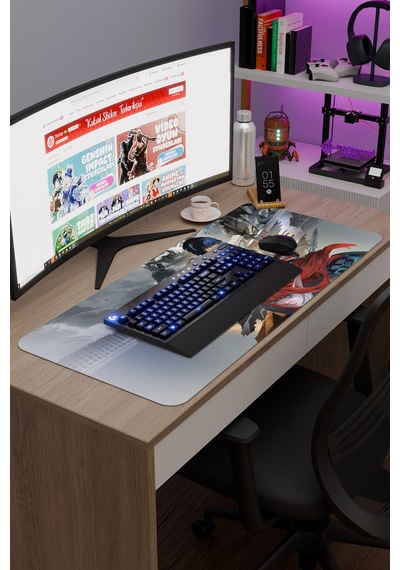 Metaphor: Refantazio Dikişli Kauçuk Oyuncu Mousepad V1 - 90x40 Xxl Gaming Mouse Pad