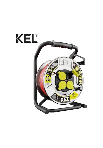 KEL 99470 Profesyonel Uzatma Kablosu 50m, 3x2.5 mm2