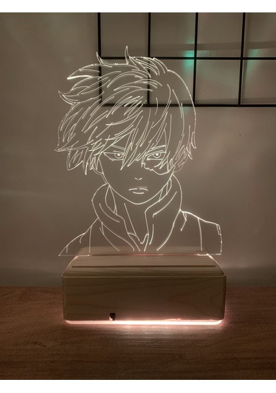 My Hero Academia Shoto Todoroki 16 Renk Gece Lambası