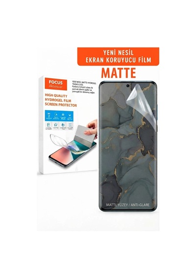 Poco C81 Pro Mat Kırılmaz Cam Özel Kesim Hydrogel Film