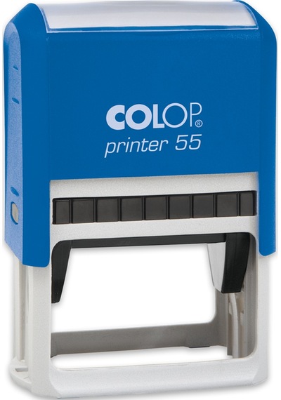Colop Prınter 55 Mavi Kasa Siyah Keçe - 40 x 60 MM