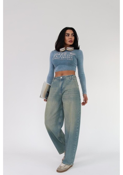 Skater Fit Tint Wash Jean Bej
