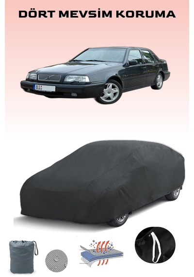 Siyah, Volvo 460 L, Araba Brandası, Oto Örtüsü, Araba Çadırı Siyah