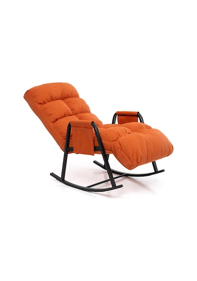 Pafu Lena Outdoor Bahçe Su Geçirmez Fonksiyonel Sallanan Koltuk - Turuncu
