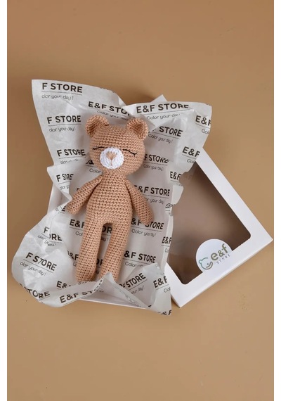 E&f Store Amigurumi Oyuncak - Krem Ayıcık