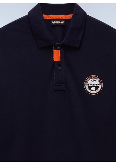 Napapijri Siyah Erkek Relaxed Fit T-shirt Np0a4ıd31761-e-clanıs Ss Lacivert
