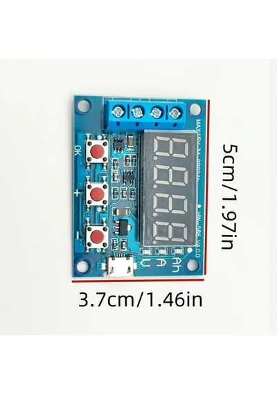 Challenger Zb2l3 Pil Kapasite Test Cihazı 2 Adet 12v 18650 Pil Kapasitesi Ölçer Hızlı Bağlantı
