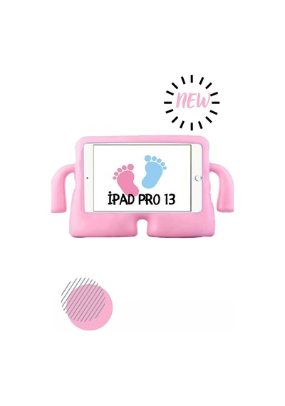 Apple Uyumlu iPad Pro 13 2024 Redclick Çocuklar İçin İbuy Standlı Tablet Kılıf Klasik
