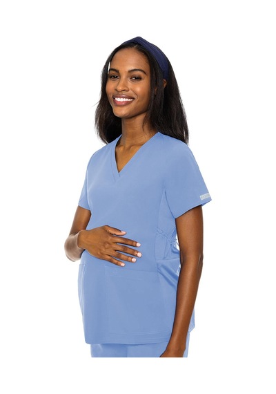 Med Couture Mc8459 Hamıle Tek Üst Ciel Mavisi