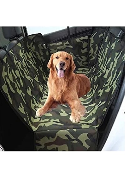Araba İçin Köpek Örtüsü, Arka Koltuk Koruyucu Kılıf Acı Kahverengi