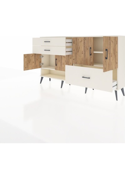 Arges Konsol 3 Raflı 3 Çekmeceli 4 Kapaklı 176x30x99 Aytaşı-çam/a Aytaşı-çam/aytaşı Arges Konsol 3 Raflı 3 Çekmeceli 4 Kapaklı 176x30x99 Aytaşı-çam/a Aytaşı-çam/aytaşı
