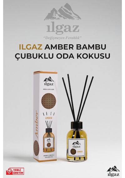 Ilgaz Oda Kokusu Bambu Çubuklu Misk Amber 110 ML