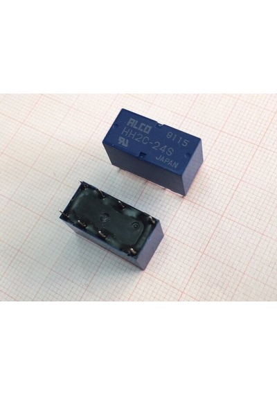 Hh2C-24S 8Pin'Li Röle Çift Enversör Kontak 24Vdc 3A (6 Adet)