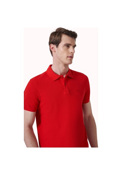 Kırmızı Basic Düz %100 Pamuk Slim Fit Dar Kesim Kısa Kollu Polo Yaka Tişört 99yc018011550 Kırmızı Kırmızı Basic Düz %100 Pamuk Slim Fit Dar Kesim Kısa Kollu Polo Yaka Tişört 99yc018011550 Kırmızı