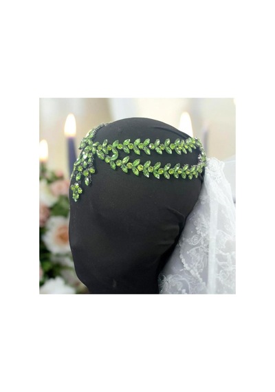 Alınlık Gelin,kına,nişan,söz,after,bride,party Taç Mint Yeşili - 694982827 Mint Yeşili