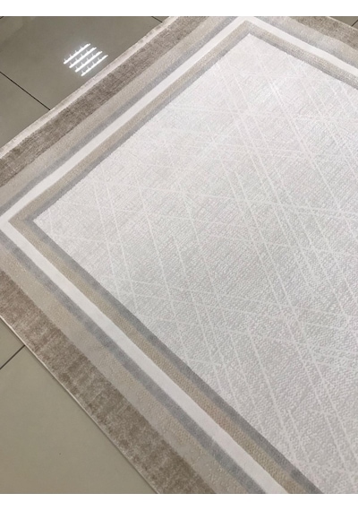 Padişah Halı Eternity 78676 070 Serisi Akrilik Salon Oturma Odası Halısı Kahve - Krem