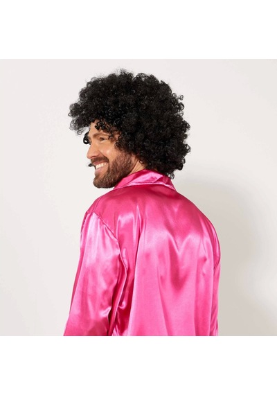 Siyah Renk Kıvırcık Afro Bonus Peruk Lisinya