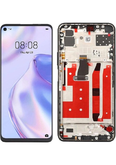 Huawei P40 Lite İle Uyumlu Lcd Ekran Dokunmatik Çıtalı