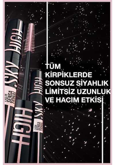 Maybelline New York Lash Sensational Sky High Cosmic Black Maskara
