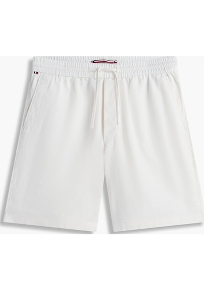 Tommy Hilfiger Dover 8 Po Sorona Lınen 2/2 Erkek Sarı Şort - Mw0mw44353