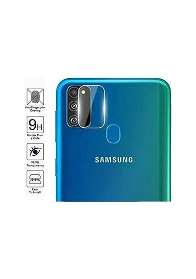 Ecrmobıle Samsung Uyumlu M21 Nano Cam Kamera Lens Koruyucu 2 Adet