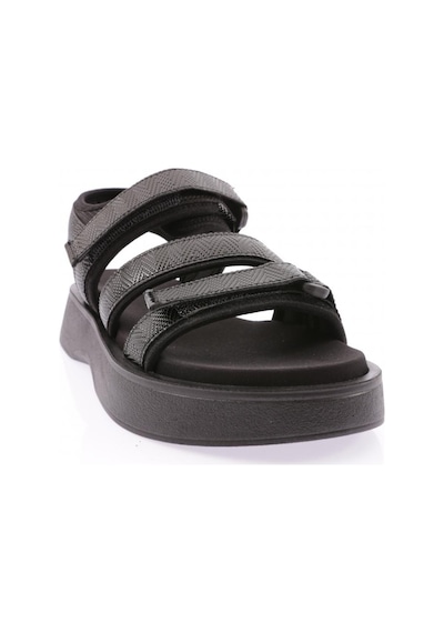Dgn 4830-22y Kadin Cirt Bantli Kalin Taban Sandalet 4830-2027-R1534 Siyah