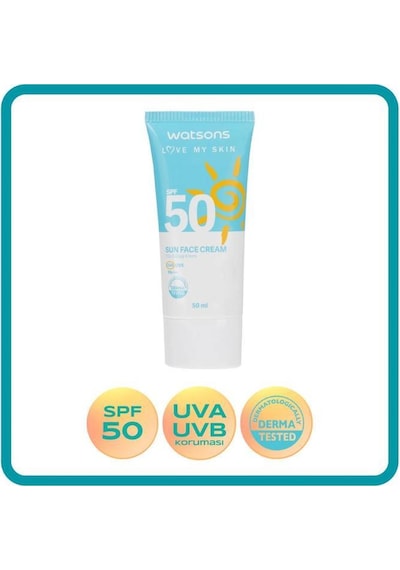 Watsons Sun Yüz Kremi Spf50 50ml