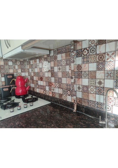 İbmta620 Mutfak Tezgah Arası Kendinden Yapışkanlı Folyo Kaplama Mozaik Taş Desen 60cm X 100cm