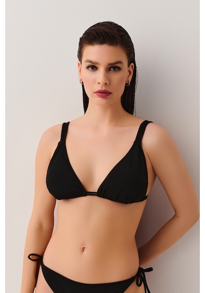Suwen Üçgen Bikini Üst Sbn25580012 Siyah
