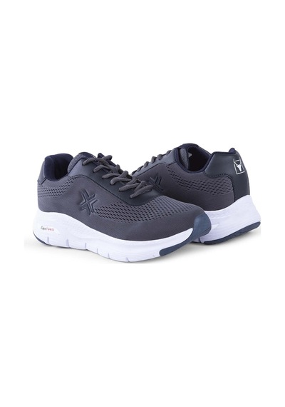 Buckhead 4321 Timar Gri Lacivert Unisex Comfort Sneaker Spor Ayakkabı Gri - Lacivert