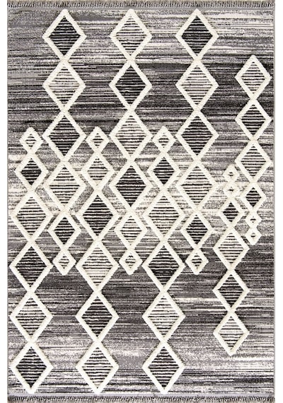 Dekorenti Halı Step 2206 Gri Çok Renkli