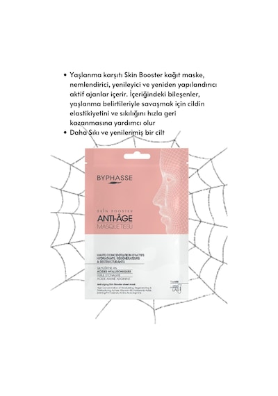 Byphasse Skin Booster Kağıt Yüz Maskesi