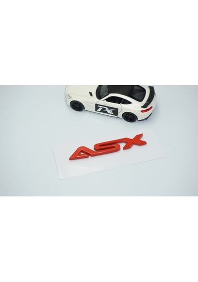 Dk Tuning Asx Bagaj Kırmızı Abs 3m Yazı Logo Mitsubishi İle Uyuml
