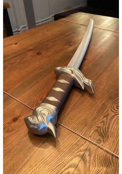 Kazanova Design Yasuo Katlanabilir Katana Figür 98 Cm League Of Legends Cosplay