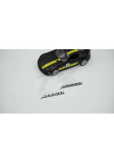 Meridian Logo Hoparlör Krom Metal 3M Logo Amblem 2 Li Set N11.2801