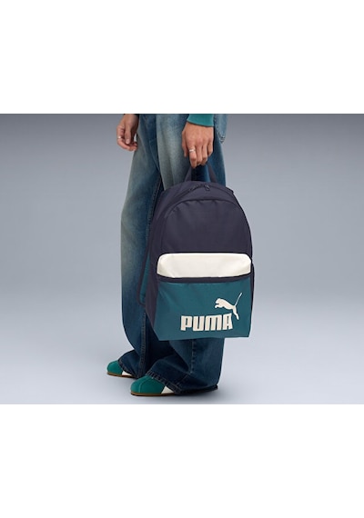 Puma Phase Color Block Backpack Sırt Çantası-en: 30 Cm, Boy: 44 Cm, Derinlik: 14 Cm 09117507 Lacivert Lacivert