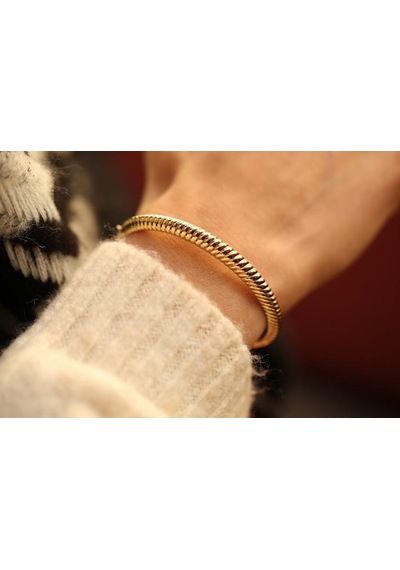 Reis Kuyumculuk T1671 Mon Cher Bangle Altın Bilezik