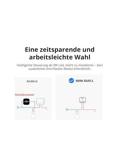 Mini-zb2gs-l Duo Nötrsüz Zigbee 2 Kanallı Akıllı Röle Mini-zb2gs-l