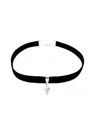 Gümüş Kaplama Kadın Nar Choker Kolye Renkli
