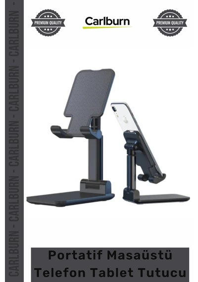 Telefontutucu Ayarlanabilir Katlanabilir Ergonomik Şarj Uyumlu Portatif Masaüstü Telefon Tablet Tut
