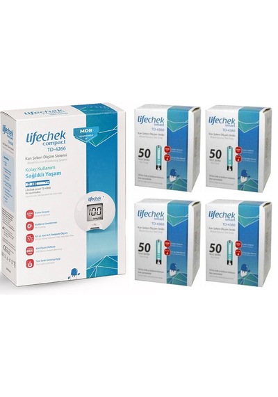 Lifechek Compact Ölçüm Cihazı Td-4266 + 200 Strip Td-4360