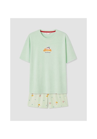 LC Waikiki Alıta Cıty Farkıyla Lcw Dream Yeşil Penye Baskılı Kısa Kollu Kadın Şortlu Pijama Takımı Yesil - 929503392 Yesil LC Waikiki Alıta Cıty Farkıyla Lcw Dream Yeşil Penye Baskılı Kısa Kollu Kadın Şortlu Pijama Takımı Yesil - 929503392 Yesil