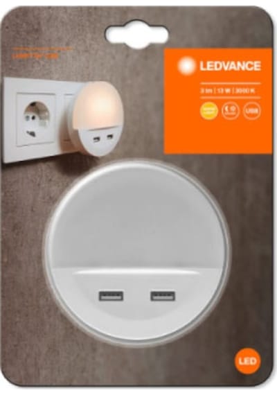 Ledvance Lunetta Usb 13w Sarı Işık 3lm Gece Lambası Çok Renkli