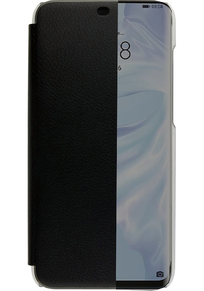 Huawei Y6 2018 Yarım Cam Kapaklı Kılıf Siyah