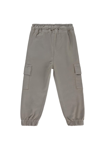 Civil Boys Bel Paça Lastikli Kargo Cepli 2-5 Yaş Pantolon - Gri Açık Gri